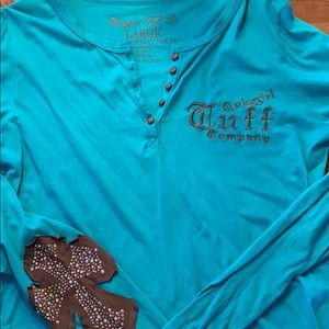Cowgirl Tuff Co. size large long sleeve shirt